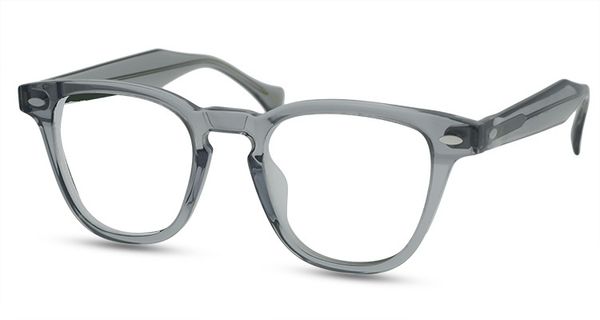 

vintage men eyeglasses frame fashion plank square frame optical glasses women spectacle frames qualitly myopia eyewear with case, Silver