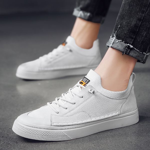 

men leather casual shoes fashion soft loafers men moccasins shoes outdoor slip-on lightweight driving flats, Black