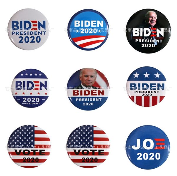 

10 1 pcs black embroidery biden badge golden patches for clothing iron patch for clothes applique sewing accessories stickers on cloth ir #4, Silver