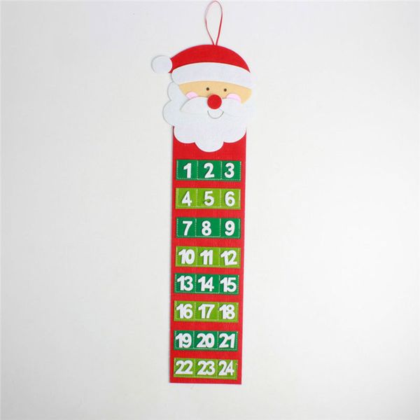 

snowman santa claus christmas calendar door wall window christmas decor advent calendars christmas decorations