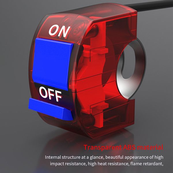 

3 wires universal motorcycle handlebar flameout switch on off button for moto motor atv bike