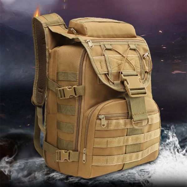 

durable traveling backpack camping bag 35l tactical waist outdoors field survival backpack practical picnic hunting bl013
