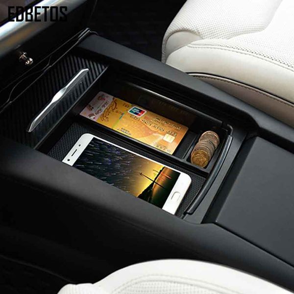 

x s armrest storage box glove box storage for model x s 2016 2017 2018 auto accessories abs non-slip mat