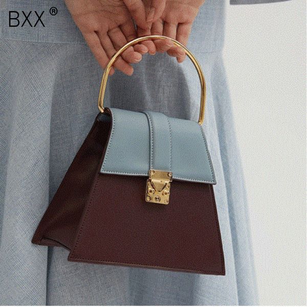 

bxx] 2019 spring summer women's new brand designer pu leather party handbag female all match flap lm060