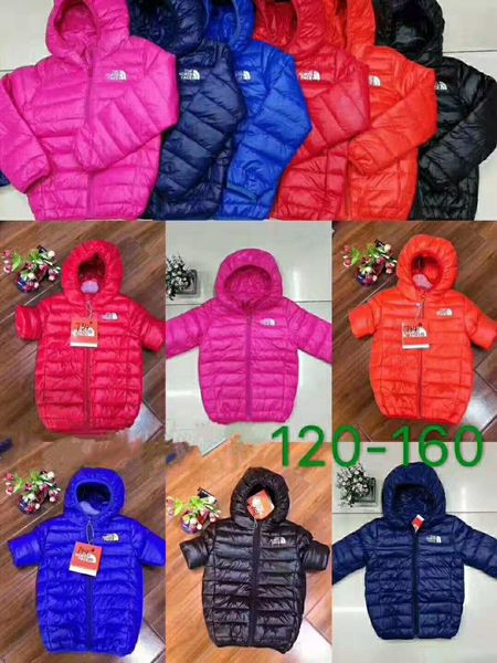 

Brand face north baby winter jacket light kid white duck down coat baby jacket for girl boy parka outerwear hoodie puffer coat
