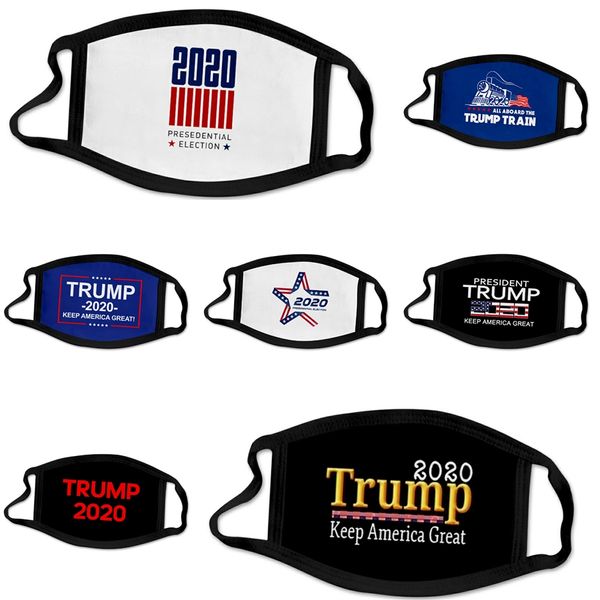 

3d designer trump face mask anti dust cotton cloth masks with 1 1pcs pm2.5 replaceable filter washable reusable masks flag pattern mouth #35