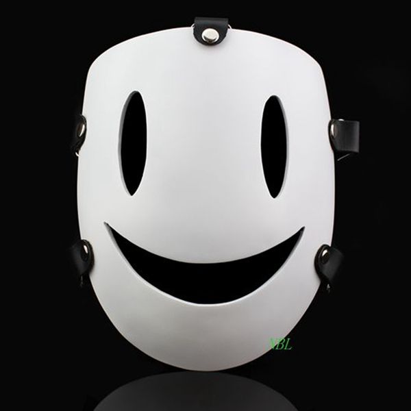 

halloween cartoon sky violations smile masks japanese air murders white resin mask masquerade carnival party cosplay size