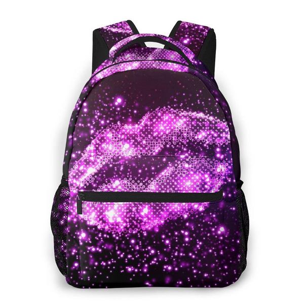 

2020 backpack women backpack fashion shoulder bag purple lips school bag for teenage girl children backpacks travel