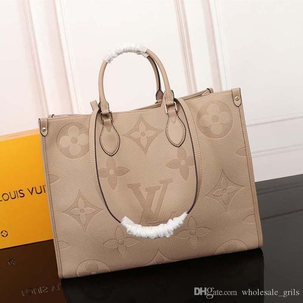 

luxury letters shopping bag real leather clutch shoulder bag totes designer handbags women presbyopic clutch purse shopper bags 44571 a14, Blue;gray