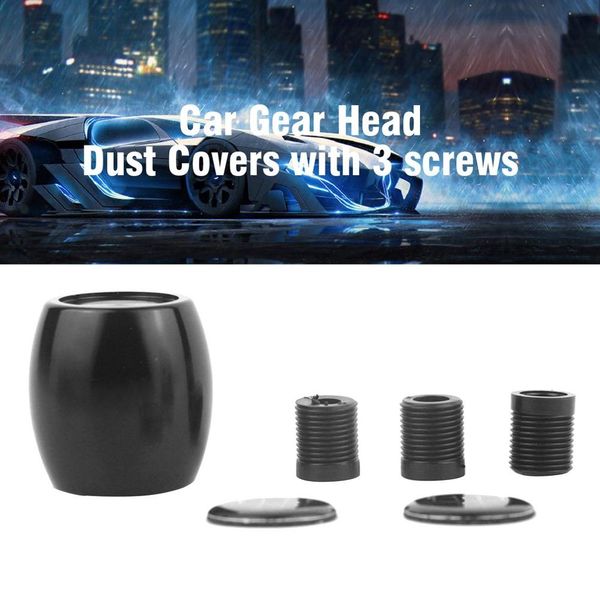 

aluminium car gear head dust covers vehicle leather gear shift knobs boot car modification professional