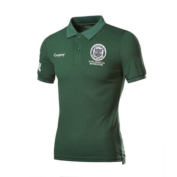 

мужские поло summer casual mens тонкий polo с письмом вышивки пуловер отворот мода дышащего мужчина одежда 7 цветов плюс размер s-5xl, White;black