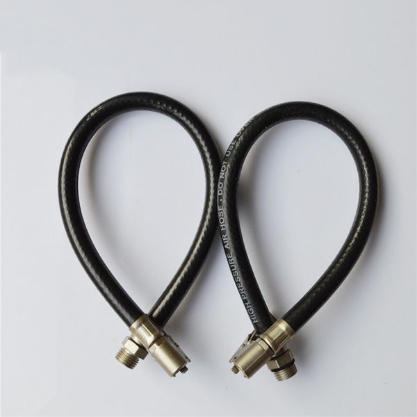 

1pc air tire inflator hose tube replacement for rubber alloy tool pg meter automobile bicycle valve tire accessories