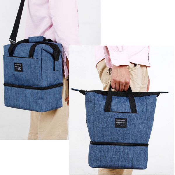 

oxford waterproof picnic cooler bag beer lunch box insulated backpack ice pack fresh carrier thermal shoulder handbag