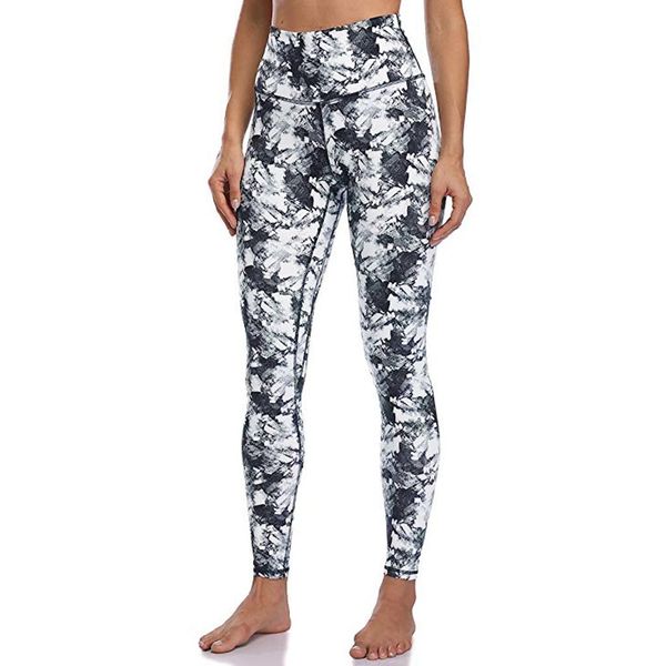 

autumn winter new women's casual digital printing high waist hip puls size slim fit body soft elegant exercise yoga leggings, White;red