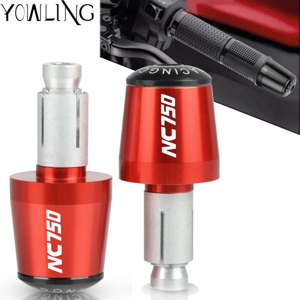 

motorcycle 7/8" 22mm handlebar hand grips handle bar end cap for nc750 s x nc 750 nc750s nc750x 2014 2015 2016 2017