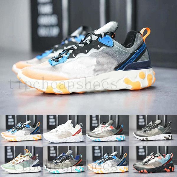 

2019 new react element 87 undercpver x upcoming men fashion luxury designers women shoes running sports sneakers shoes eryg7, Black;brown