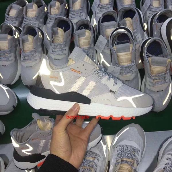 

с mens nite jogger кроссовки мода cg7088 3m попкорн дизайнерская обувь спорт повседневная ходьба на открытом воздухе спортивные кроссовки