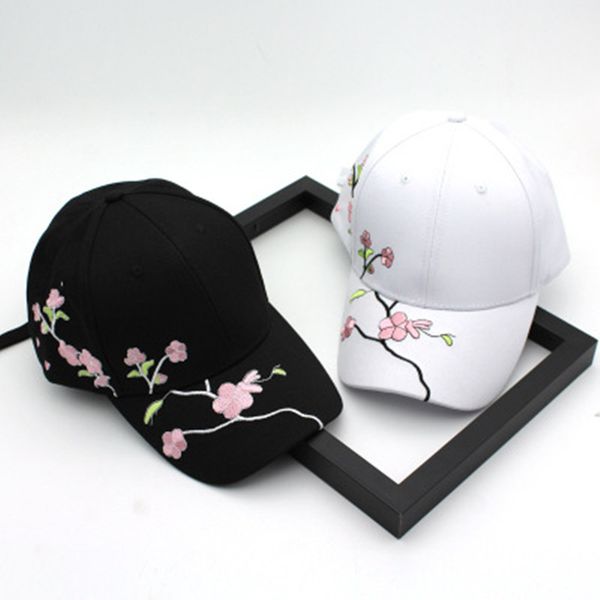 

visors 2021 embroidery hat spring and summer wild couple plum baseball cap female outdoor sun, Blue;gray