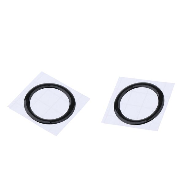 

2 pieces car start sbutton ring trim decor for bmw e90 e60 e70 (black