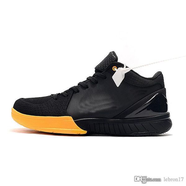 

mens kobe 4 protro basketball shoes retro black mamba day suns red spurs green bucks purple laker kb4 bryant sneakers tennis with box