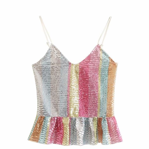 

fashion women bb45-9374 european and american fashion colour sequined jacket, White