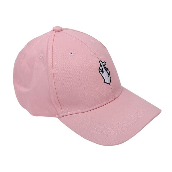 

adjustable men women hand love hat hip hop curved baseball cap, Blue;gray