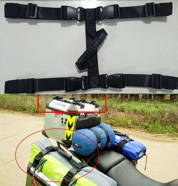 

hand carry strap handle rope for aluminium motorcycle luggage pannier cargo case trunk side box black