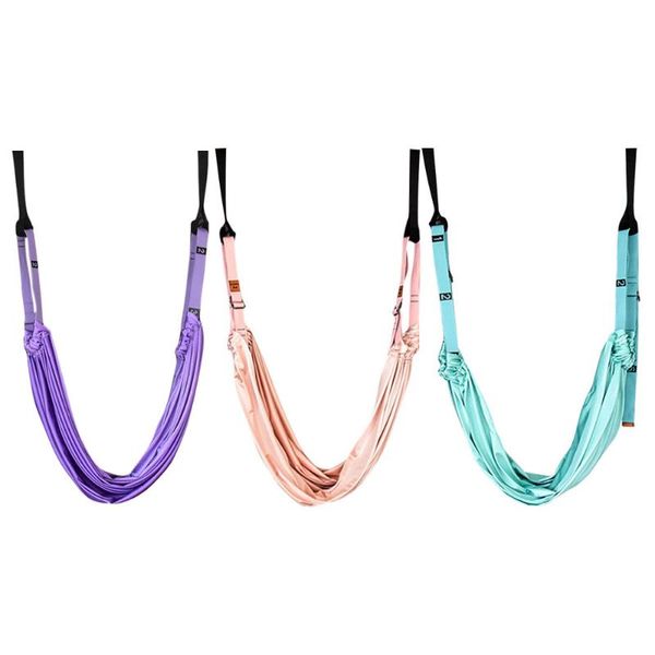 

1pcs anti-gravity aerial yoga ceiling hammock flying swing trapeze yoga inversion device home gym dance ligament stretch belt