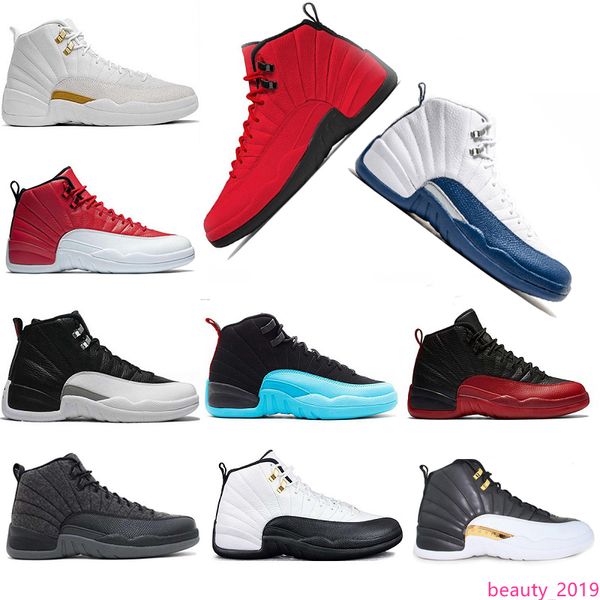 

man basketball shoes 12 12s tan french blue flu game cherry low playoff gym red discount sneaker casual athletic man shoes
