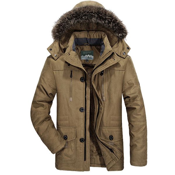 

newly men winter coats jackets warm windproof thicken with detachable hood for outdoor bf88