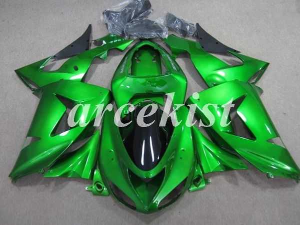 

new abs motorcycle fairings kits fit for kawasaki ninja zx-10r 2006 2007 06 07 body set green light