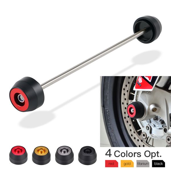

motorcycle front spindle bobbins axle sliders for 1100 sport special 2018 2019 2020 desert sled 2017-2018