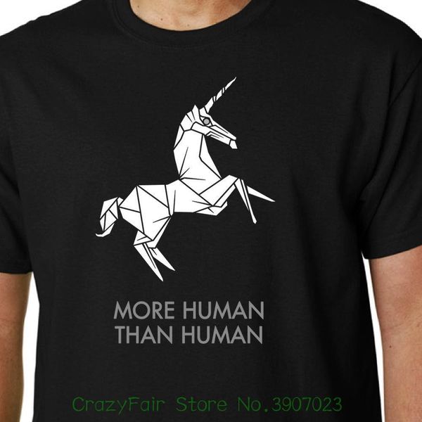 More Than T Shirt Blade Runner Origami Deckard Replicant Quote Geek Men Summer Short Sleeves T Shirt Fun Tee Shirts Silly T Shirts From Jie029