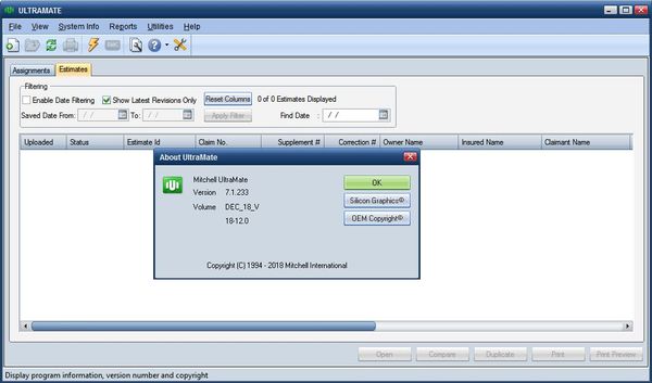 

2018.12 new Mitchell UltraMate 7.1.233 Collision Estimating System + patch for unexpire