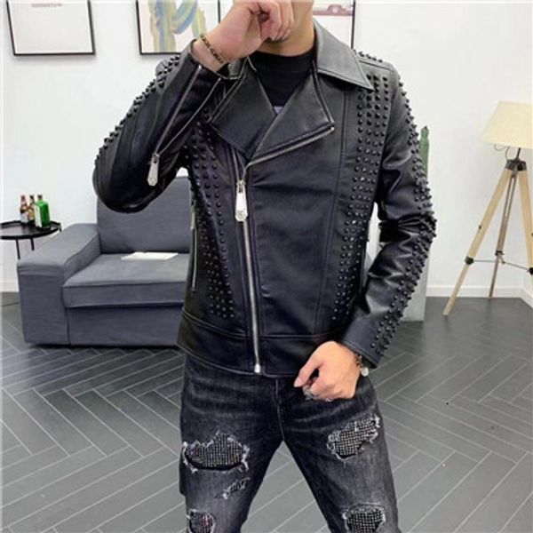 

2019 new men's long sleeve jacket jb19928d12, Black;brown