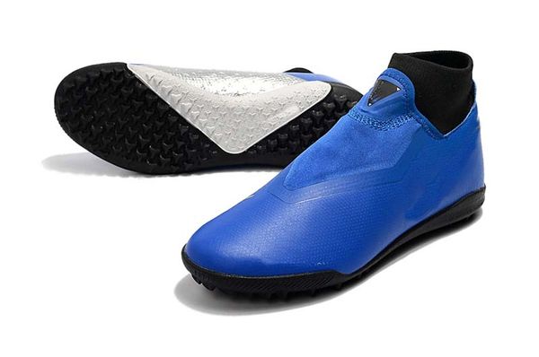 

2019 mens high ankle football boots phantom vison academy ic tf outdoor shoes phantom vision indoor/outdoor tf blue soccer shoes