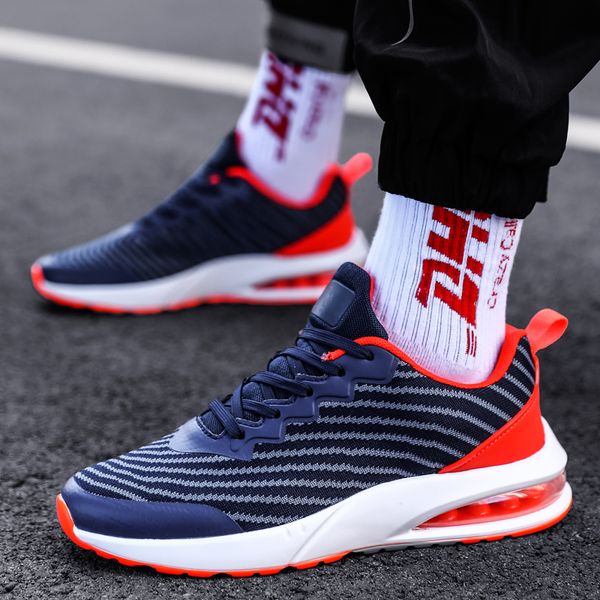 

running shoes men new mesh breathable male shoes spring lace up sports men fashionable outdoor jogging sneaker