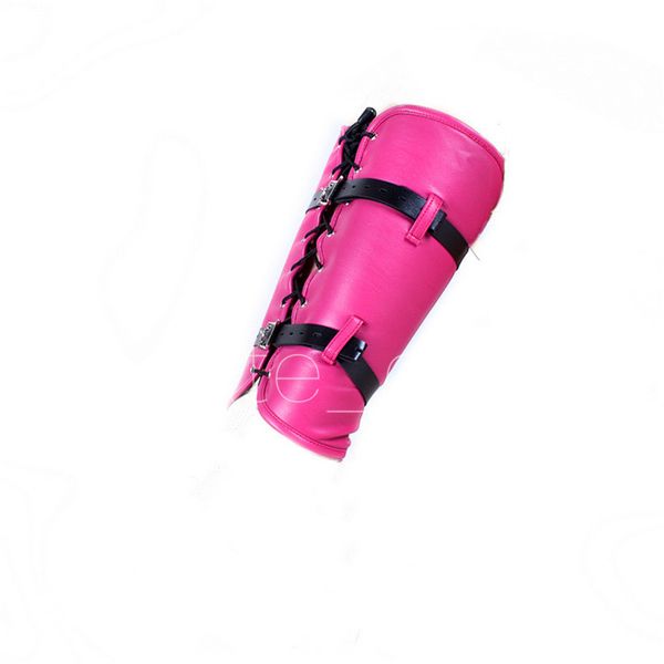 

fetish bondage toy slave kit pu leather over legs bondage binder restraints glove one armbinder vrmhr