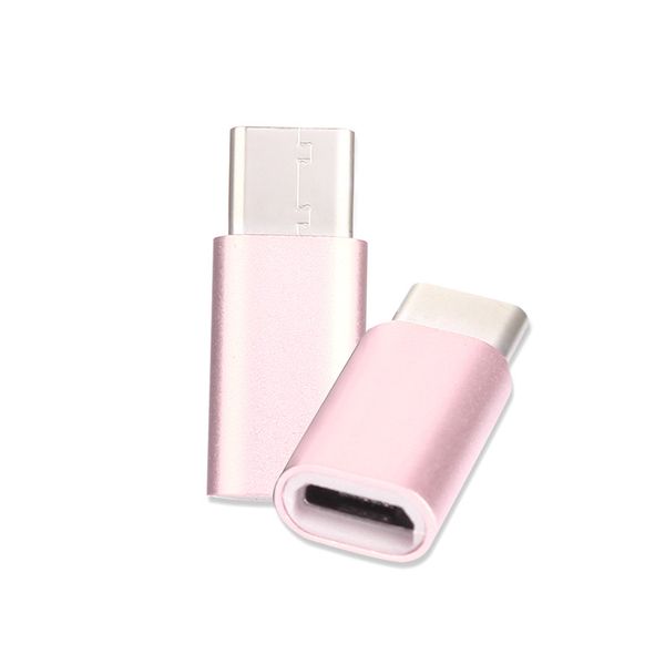 

1pc usb-c type-c to micro usb data charging mobile phone adapter for samsung galaxy huawei p9 /g9 android phones