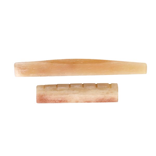 

2pcs bone bridge saddle and nut for 6 string acoustic guitar accessories
