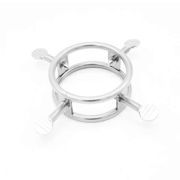 

cockrings testicle ball torture spike ring bondage stimulation steel with 4 screw teeth pleasure toys for men xcxa233