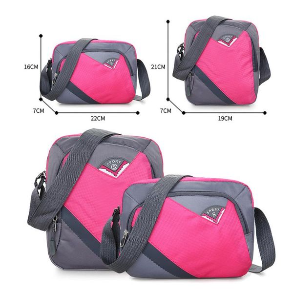 

handbags women men nylon shoulder bags zipper waterproof handbags outdoor large capacity bag fashion ladies