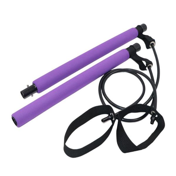 

pilates bar rod resistance bands elastic bands workout 2 colors multifunctional yoga rally rod for fitness fitness equipment