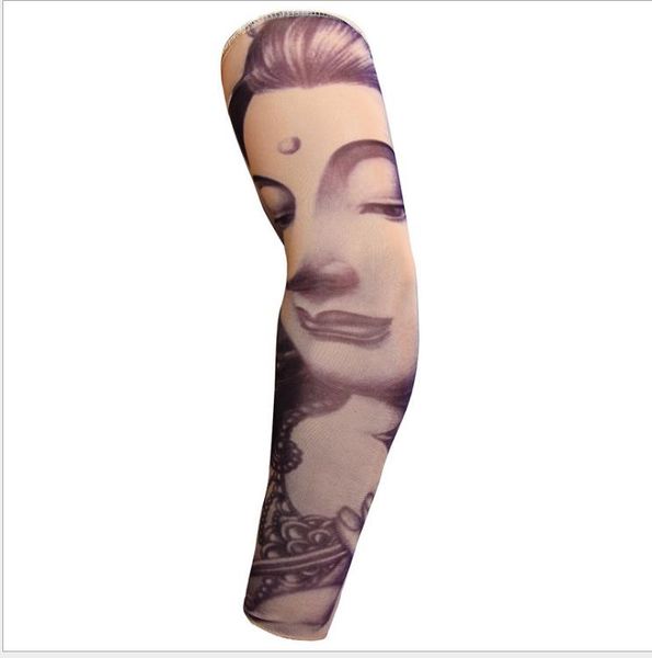 

fashionable tattoo sleeve, flower arm sleeve, seamless summer sunscreen glove, tattoo seamless outdoor ride, seamless ice sleeve, Blue;gray