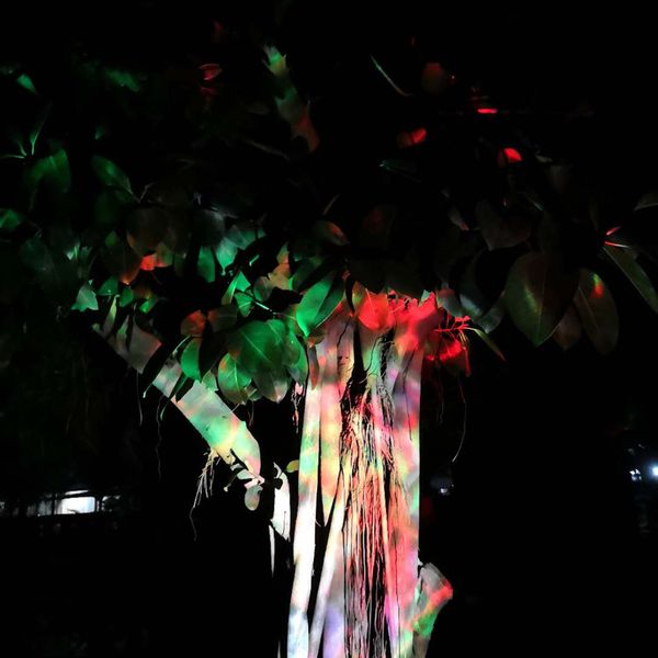 

tree light tree firefly led light point projection christmas decoration lawn garden landscape effect