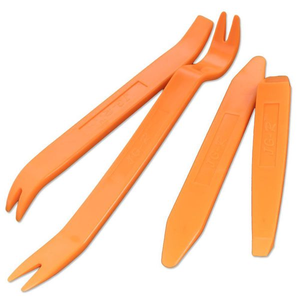 

4pcs auto car radio door clip panel trim dash portable hand tools audio removal installer pry tool plastic accessories #15