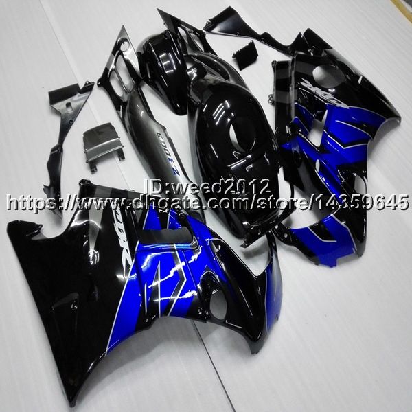 

23color cu tom blue black motorcycle cowl for honda cbr600f2 1991 1992 1993 1994 cbr 600 91 92 93 94 ab motor fairing