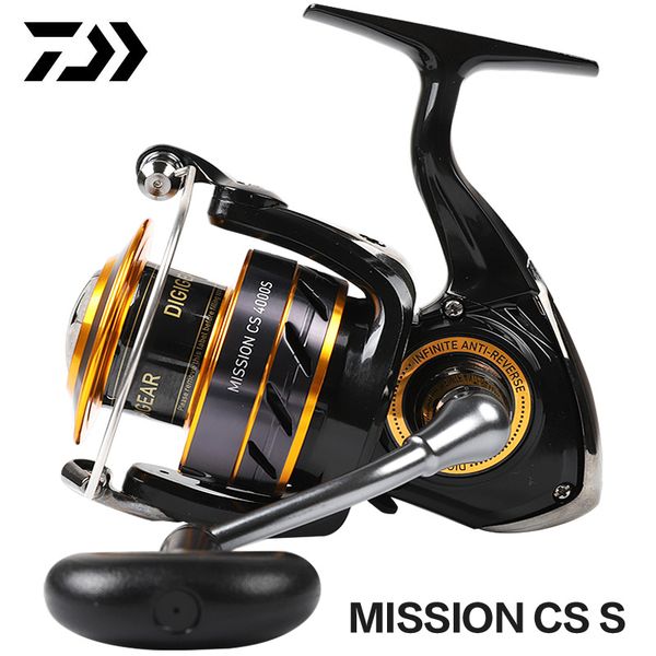 

daiwa original mission cs s spinning fishing reel 2000s 2500s 3000s 4000s 3+1bb twist buster ii saltwater gear 5.2:1