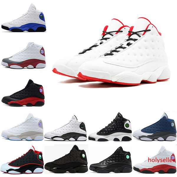 

new 13 13s black cat phantom hyper royal olive wheat gs bordeaux dmp chicago men basketball shoes 13s sports sneaker shoes ing
