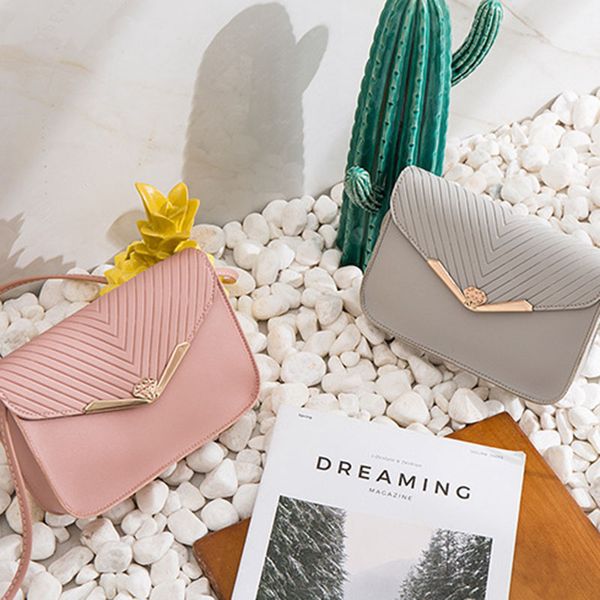 

2019 fashion women pu leather one shoulder bag buckle crossbody bag thin shoulder strap small square package wml99